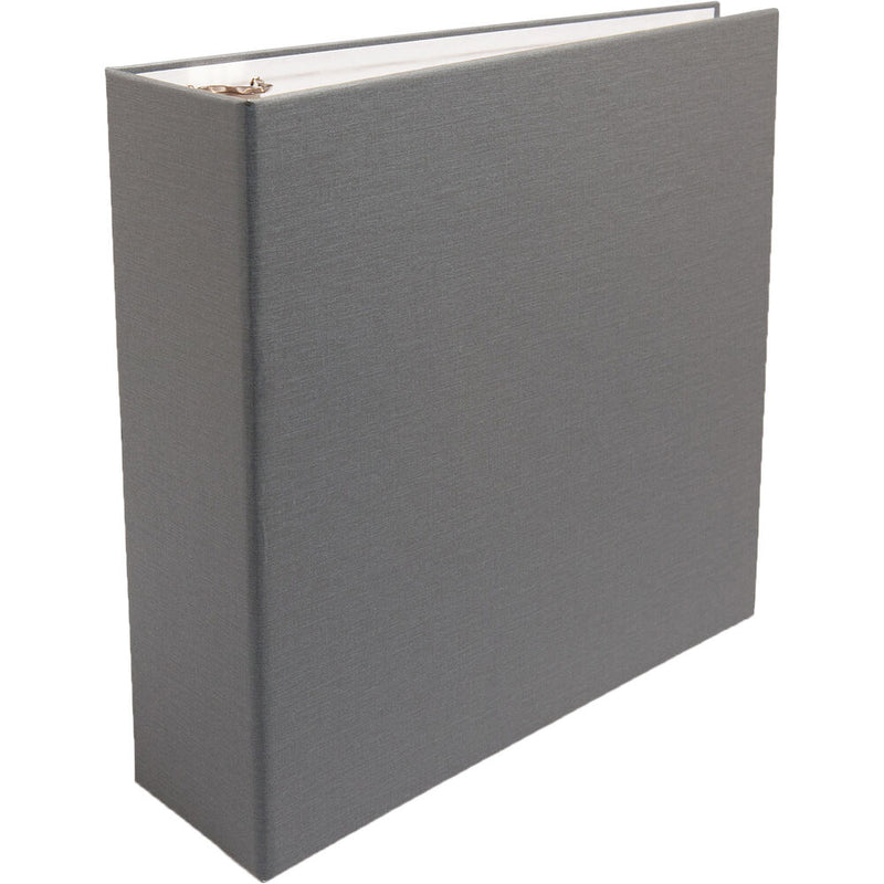 Print File D-Ring Oversized Binder (Gray, 2.5")