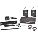 Galaxy Audio AS-1200 Twin Pack Wireless In-Ear Monitor System with 2 Receivers & EB4 Earbuds (N: 518 to 542 MHz)