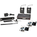 Galaxy Audio AS-1200 Twin Pack Wireless In-Ear Monitor System with 2 Receivers & EB6 Earbuds (D: 584 to 607 MHz)