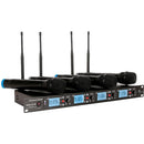 American DJ WM-419 Four-Channel UHF Wireless Handheld Microphone System (540 to 590 MHz)