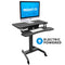 Mount-It! Electric Mobile Standing Desk