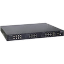 Vigitron Vi32026 Hybrid 26-Port Fast Ethernet L2 Managed, 8-Port Extended Coax, 16-Port Standard PoE Switch