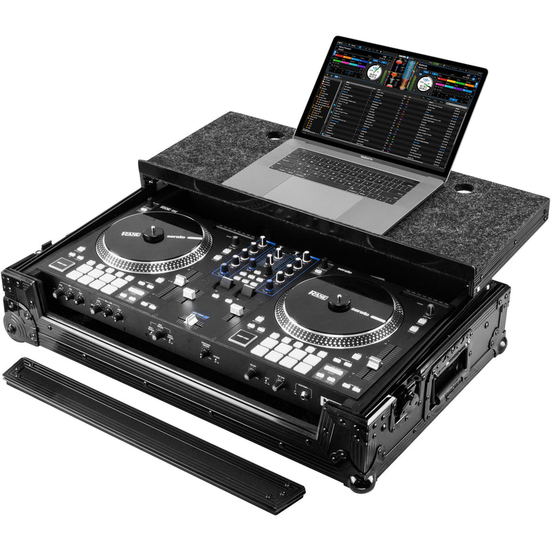 Odyssey Black Label Glide-Style Case for RANE ONE with Wheels (All Black)