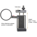 CAME-TV Smartphone Clamp with 52mm Filter and Lens Adapter