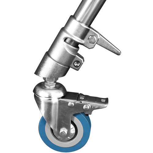 DigitalFoto Solution Limited 360&deg; Rotatable Locking Caster Wheel for 25mm Leg & C-Stand (Set of 3)