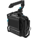 Kondor Blue Battery Grip Cage with Top Handle for BMPCC 6K Pro (Raven Black)