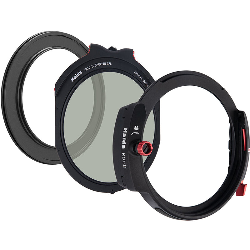 Haida M10-II Filter Holder with Drop-In Circular Polarizer & 55mm Adapter Ring