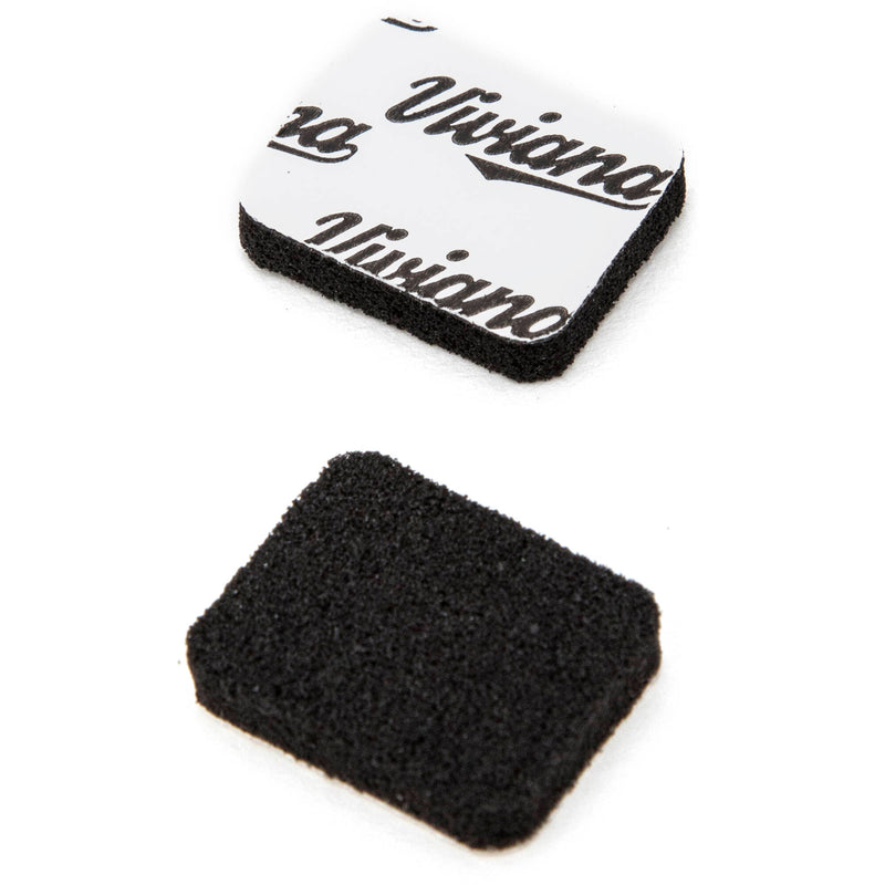 Viviana Pads Soft Foam Mounts for Lavalier Microphones (30-Pack, Black)