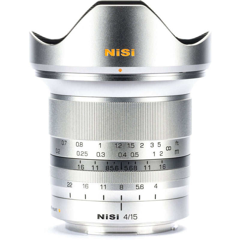 NiSi 15mm f/4 Sunstar ASPH Lens for Canon RF (Silver)