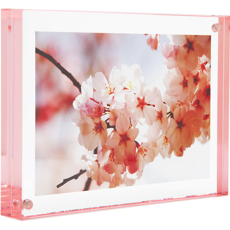 Canetti Design Group Color Edge Magnet Frame (4 x 4", Rose)