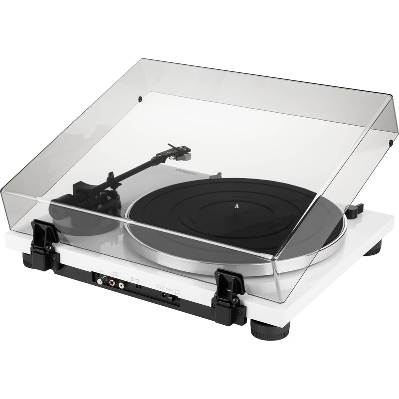 THORENS TD 201 Manual Two-Speed Turntable with Built-In Preamp (High Gloss White)