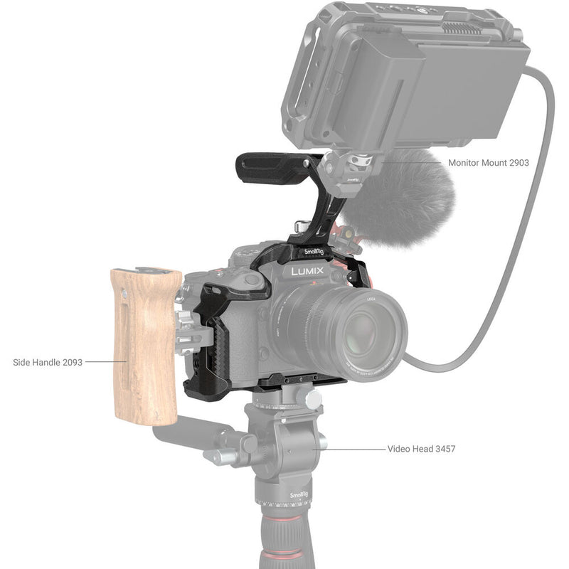SmallRig Black Mamba Series Camera Cage with Top Handle for Panasonic Lumix GH6
