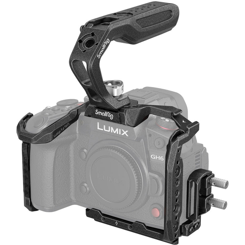 SmallRig Black Mamba Series Camera Cage with Top Handle for Panasonic Lumix GH6