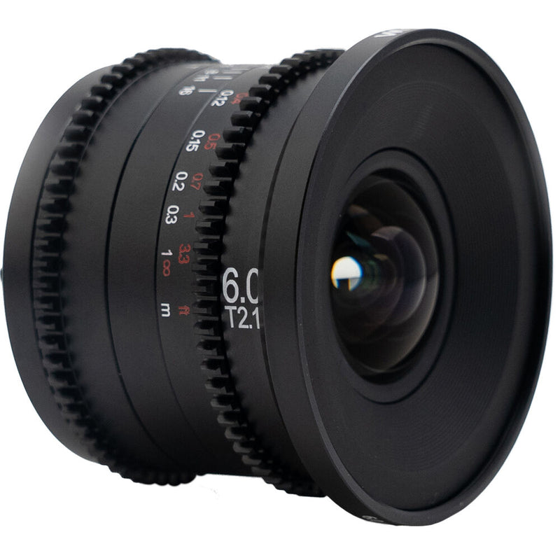 Venus Optics Laowa Zero-D Cine 6mm T2.1 Lens (MFT, Feet/Meters)