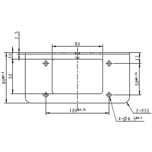 AViPAS Wall Mount Bracket for AV-2000 Series PTZ Camera (Dark Gray)