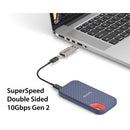 EZQuest Superspeed Gen 2 Double Sided USB-C Female to USB Type-A Male Mini Adapter