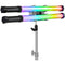 GVM RGB LED Tube Wand 2-Light Kit with Bracket