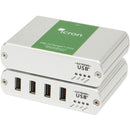 Icron Four-Port USB 2.0 Ranger 2324 Extender System over Multimode Fiber (1640')