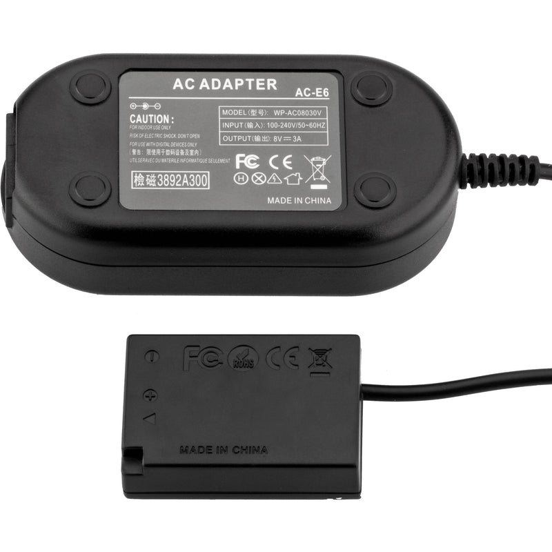 Watson CBA-C2 AC Adapter and DC Coupler Replaces Canon LP-E17 Battery