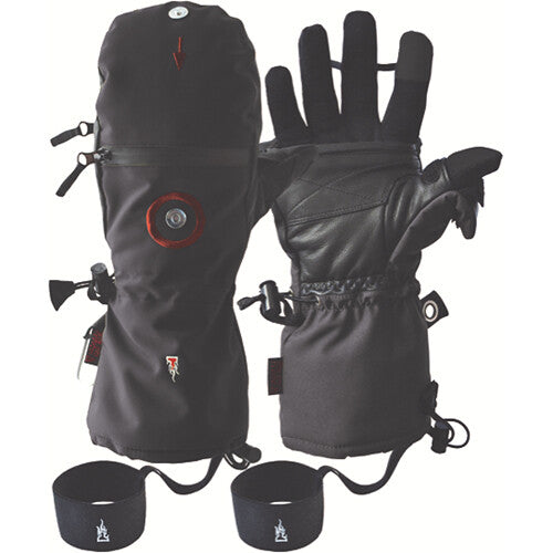 The Heat Company Heat 3 Smart Mittens/Gloves (Size 6, Black)