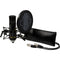 Sontronics STC-3 Large-Diaphragm Multi-Pattern Condenser Microphone with All-in-One Recording Package (Black)