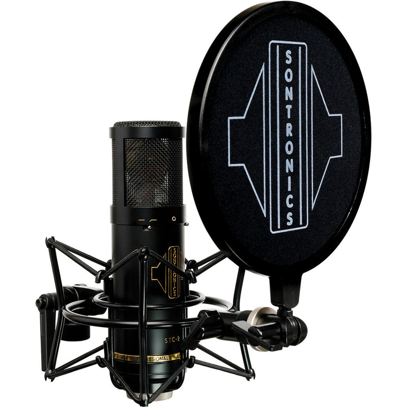 Sontronics STC-2 Large-Diaphragm Condenser Microphone with All-in-One Recording Package (Black)