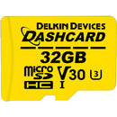 Delkin Devices 32GB DASHCARD UHS-I microSDHC Memory Card with SD Adapter