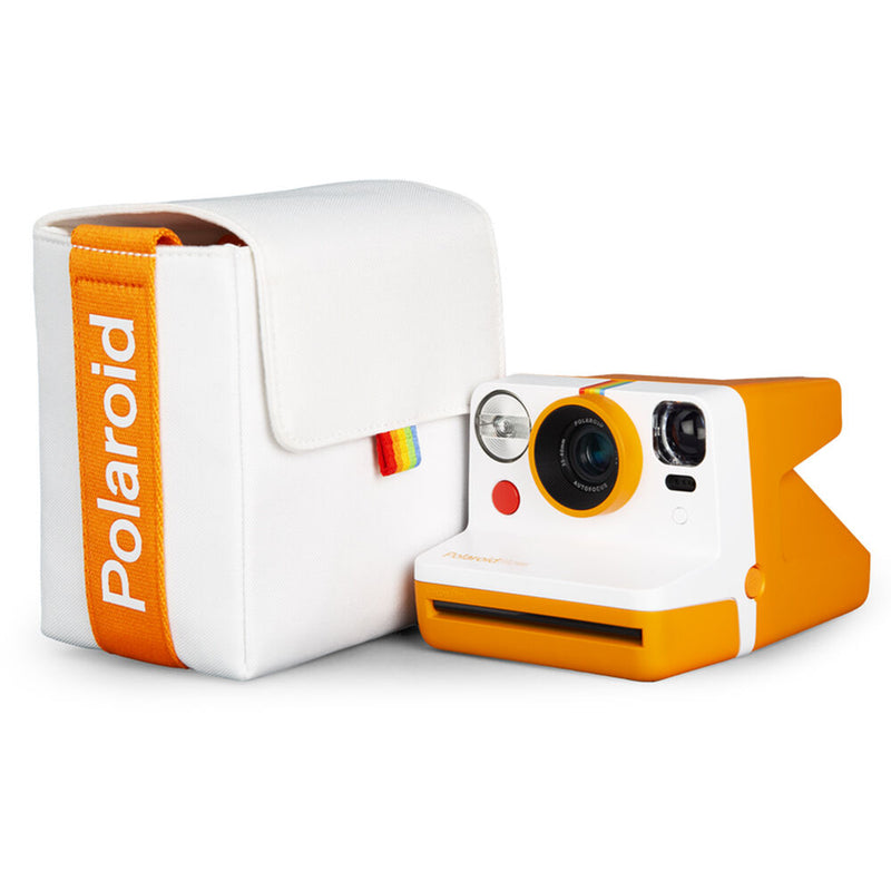 Polaroid Now Camera Bag (White & Orange)