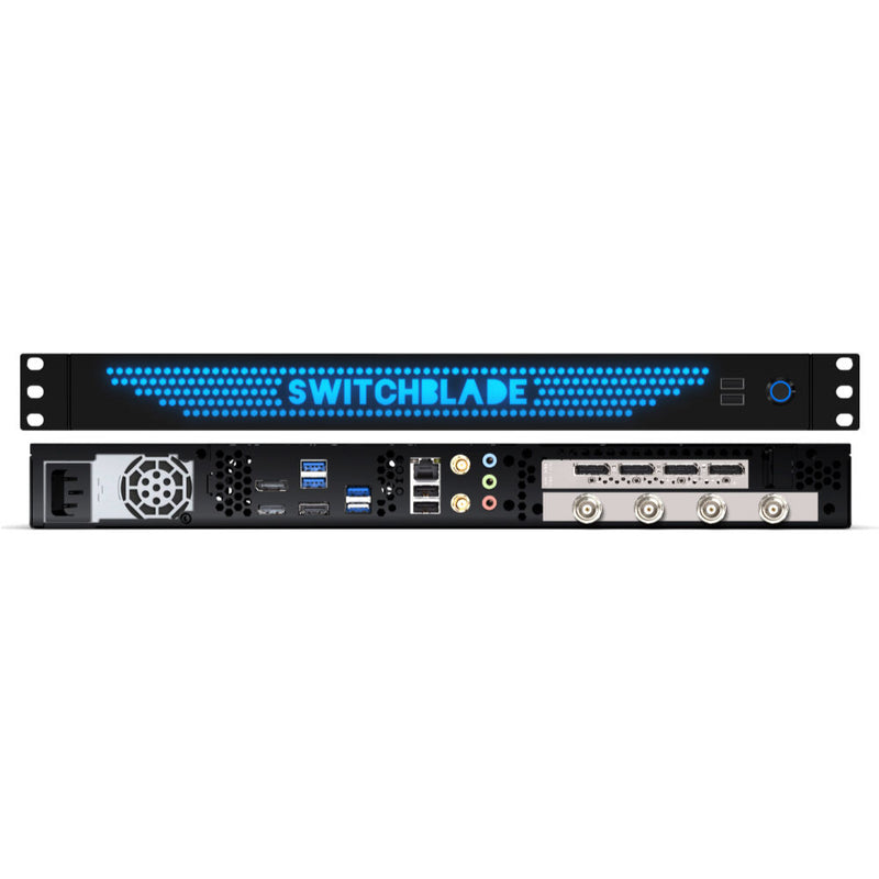 Switchblade Systems LPU1 Switcher with vMix HD and 4 3G-SDI Inputs (1 RU)