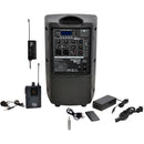 Galaxy Audio Traveler Quest TQ8X PA with GTU-V0P5B0 Wireless Mic System (B: 524.5 to 594.5 MHz)