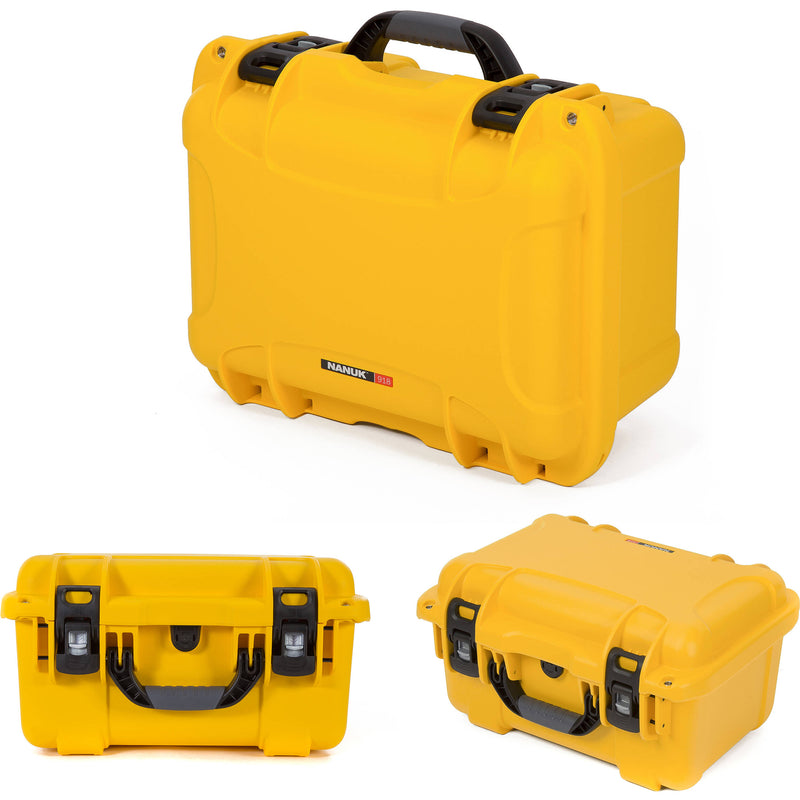 Nanuk 918 6-Lens Case with Foam Insert (Yellow)