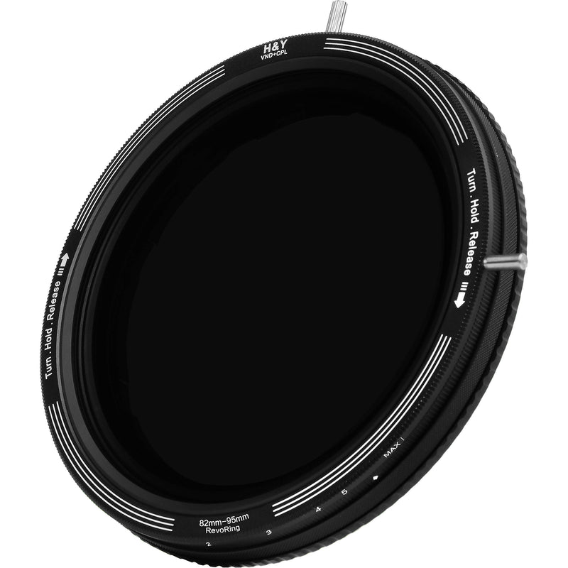 H&Y Filters RevoRing Variable ND3-ND1000 & Circular Polarizer Filter (82-95mm)