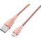 Volkano Fashion Series Micro-USB Male to Type-A Male Cable (6', Rose Gold)