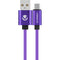 Volkano Fashion Series USB Type-A to USB Type-C Cable (5.9', Purple)
