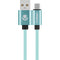 Volkano Fashion Series USB Type-A to USB Type-C Cable (5.9', Teal)