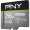 PNY Technologies 256GB PRO Elite UHS-I microSDXC Memory Card with SD Adapter