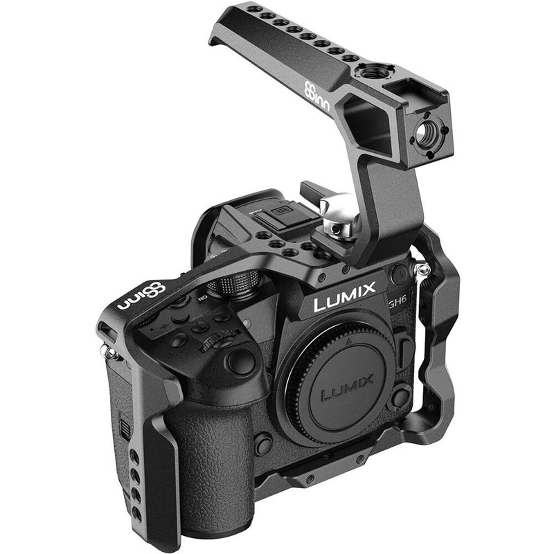 8Sinn Camera Cage and Black Raven Top Handle for Panasonic Lumix GH6