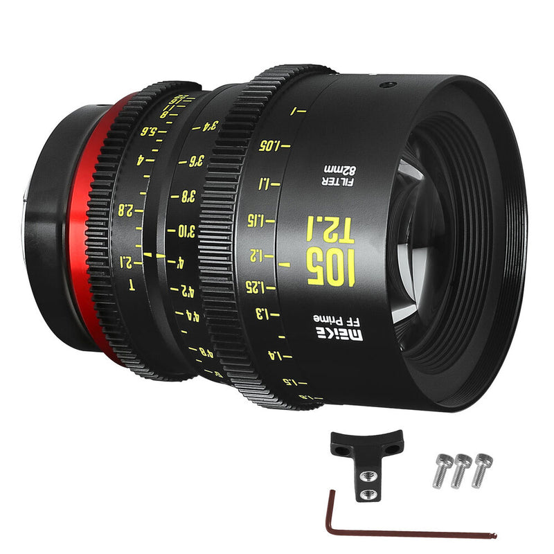 Meike FF-Prime Cine 105mm T2.1 Lens (PL-Mount, Feet/Meters)