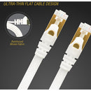 Volkano Giga Series Cat 7 Ethernet Cable (16.4', White)