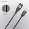 Volkano Iron Series USB Type-A to Micro-USB Cable (4', Black)