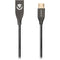Volkano Iron Series USB Type-A to Micro-USB Cable (4', Black)