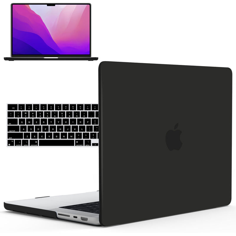 iBenzer Neon Party Hard-Shell Case for 16" MacBook Pro (M1, Black)