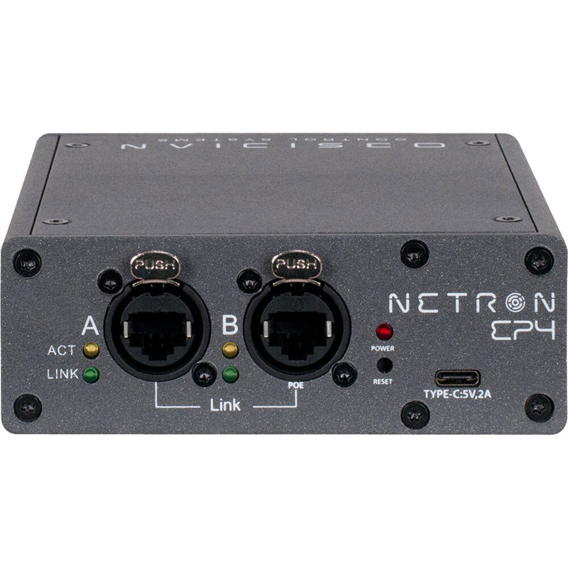 Obsidian Netron EP4 Ethernet to DMX 4-Port Gateway