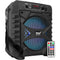Pyle Pro PPHP854B 8" 300W Portable Bluetooth PA Speaker with Flashing Party Lights