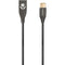 Volkano Iron Series USB Type-A to Type-C Cable (4', Black)