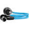 Kondor Blue Right-Angle Mini-XLR Male to XLR Female Cable for BMPCC 6K Pro & Canon C70 (17")