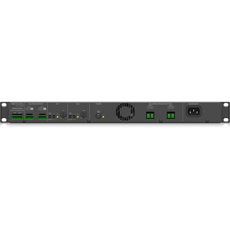 Lab.Gruppen E12:2 1200W E-Series Installation Amplifier with 2 Flexible Output Channels