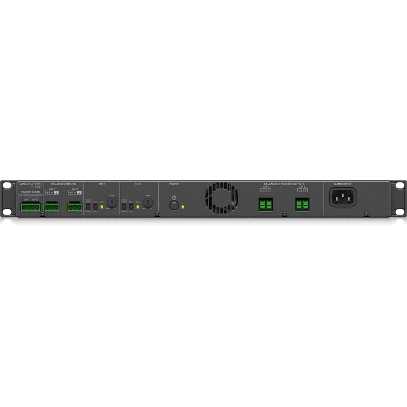 Lab.Gruppen E8:2 800W E-Series Installation Amplifier with 2 Flexible Output Channels