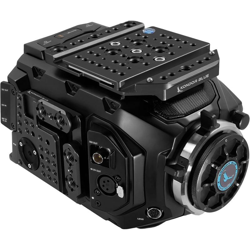 Kondor Blue Camera Cage for Blackmagic Design URSA Mini 12K, 4.6K & 4K (Cage Only, Raven Black)