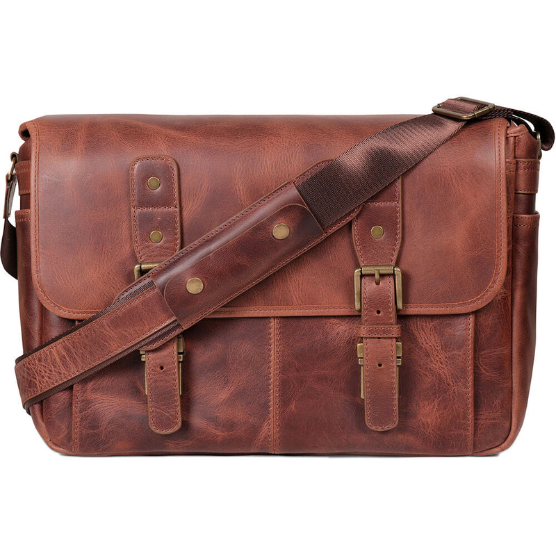 MegaGear Torres Pro Leather Vintage Messenger Bag (Brown)